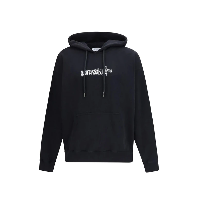 Off-White Heraldic Treshold Arrows Black Felpa - Men