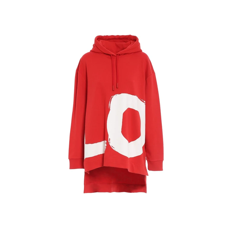 Burberry Aurore Love Hooded Sweatshirt Red Cotton - Men