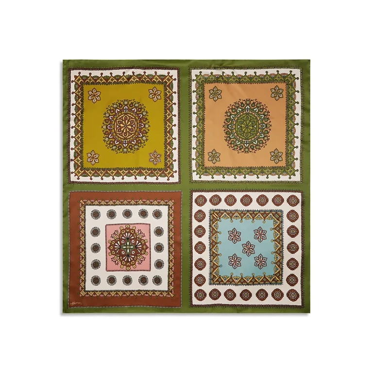 Alemais Contina Tiles Silk Scarf