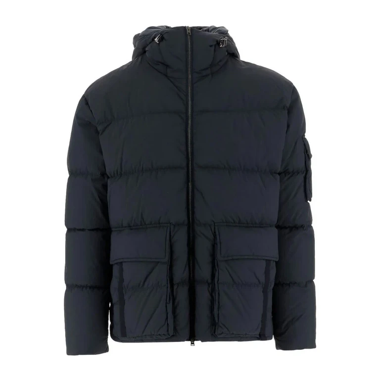 Herno Manteau Au Genou - Bleu