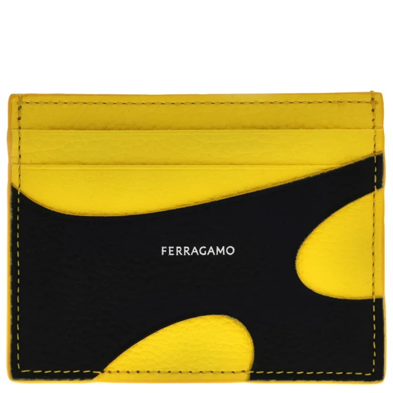Ferragamo Cut Out Detail Credit Card Holder