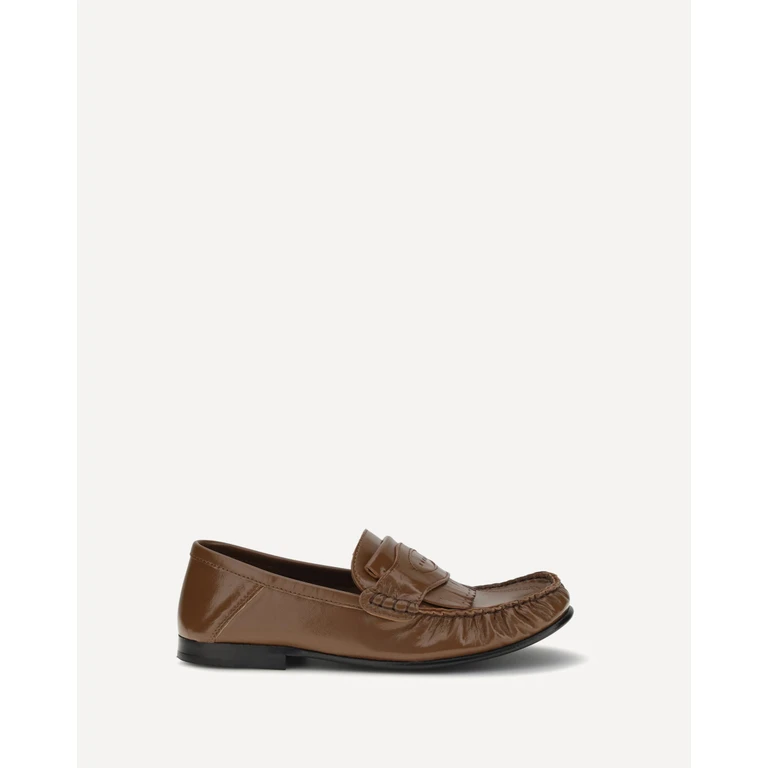 MARNI Leather Loafers with tassels and foldable heel Female 40