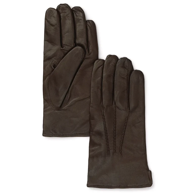 Cashmere Lined Leather Gloves - Exclusive
