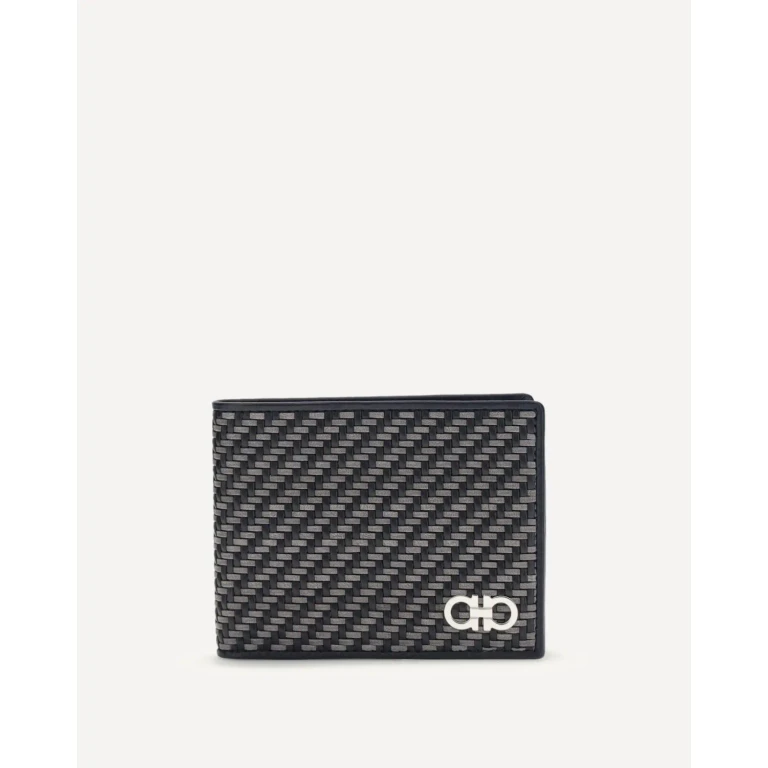 FERRAGAMO Lattice Wallet Male UNI