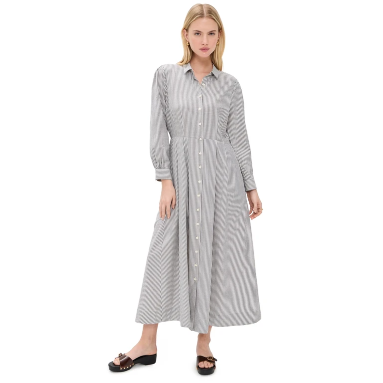 Birds of Paradis Emmelie Dress Navy Stripe L