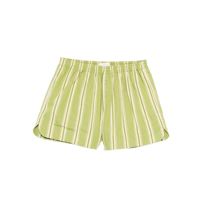 Faithfull The Brand Striped Button Shorts