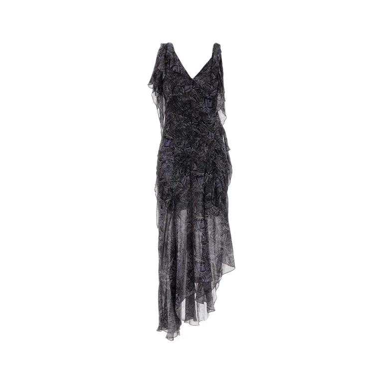 Isabel Marant Printed Silk Tylena Dress