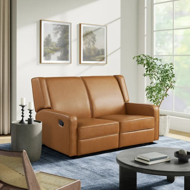 Collins Camel Loveseat Recliner