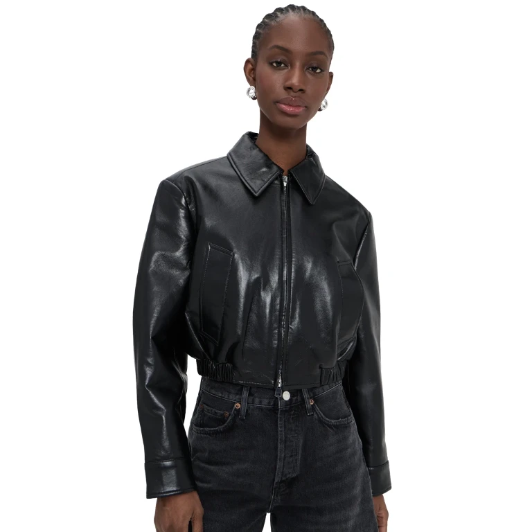 AGOLDE Nahla Cropped Jacket Detox XS