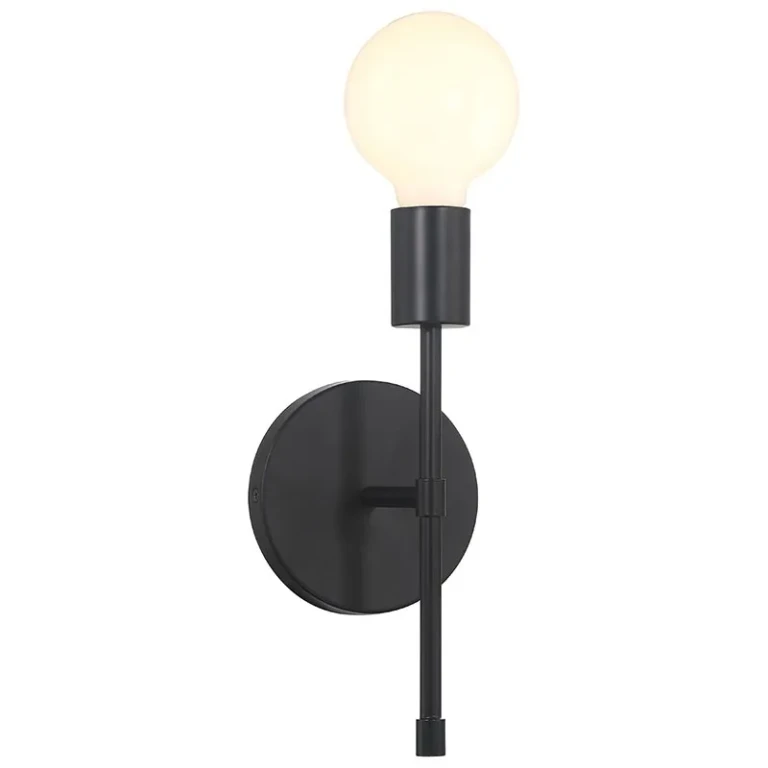 Matte Black LED Wall Sconce from the Iconic II G Collection