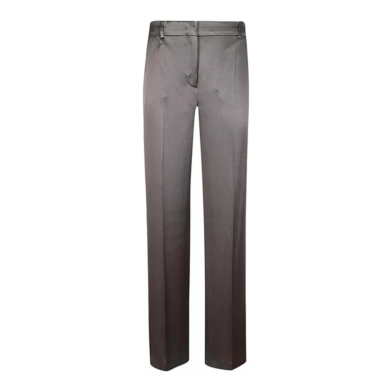 Alberta Ferretti Pantalons Décontractés - Gris