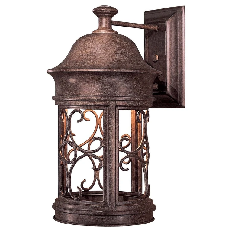 Sage Ridge 16" Outdoor Wall Light in Vintage Rust
