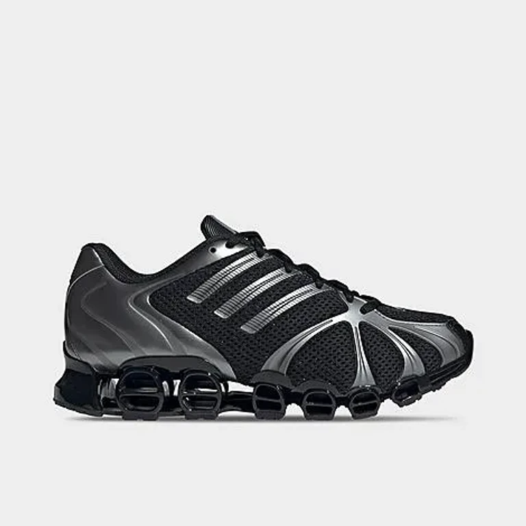 adidas Women's Originals Mega Ghostride Casual Shoes in Core Black/Iron Metallic/Core Black Size: 5.0