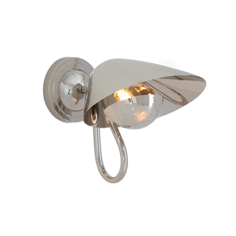 Polished Nickel Wall Sconce from the Keaton Collection