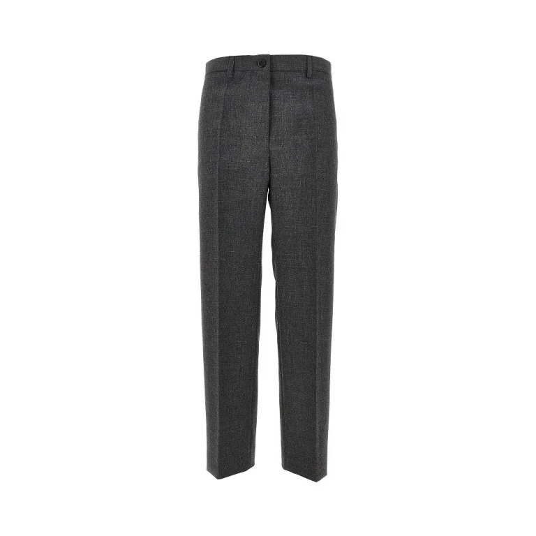 Calças de alfaiataria em tela de lã Prada tamanho 44