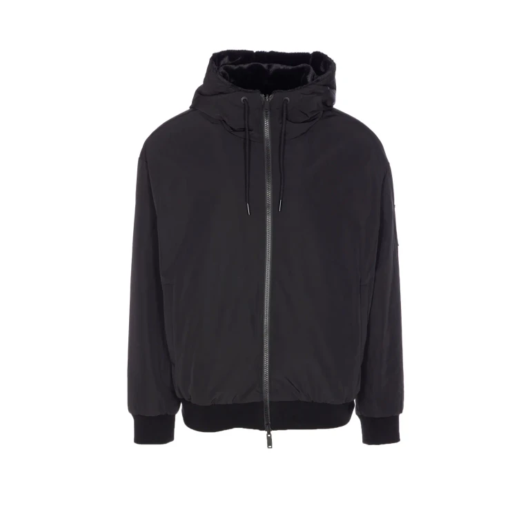 Wendbare Jacke Schwarz