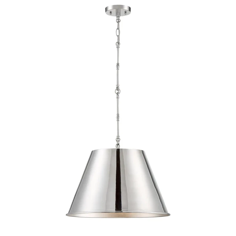 Savoy House Alden 1-Light Pendant in Polished Nickel - 7-131-1-109