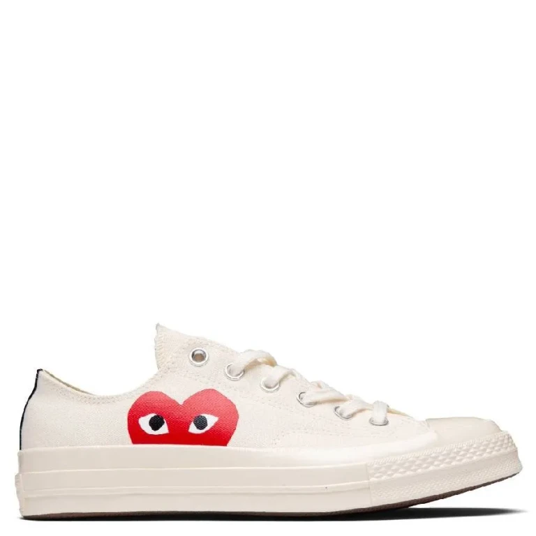 Comme Des Garcons X Converse Low-Top Sneakers, Size M 7 / W 9