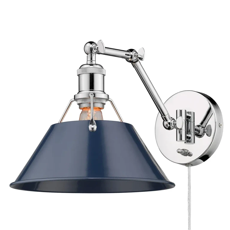 Golden Orwell Wall Sconce in Chrome