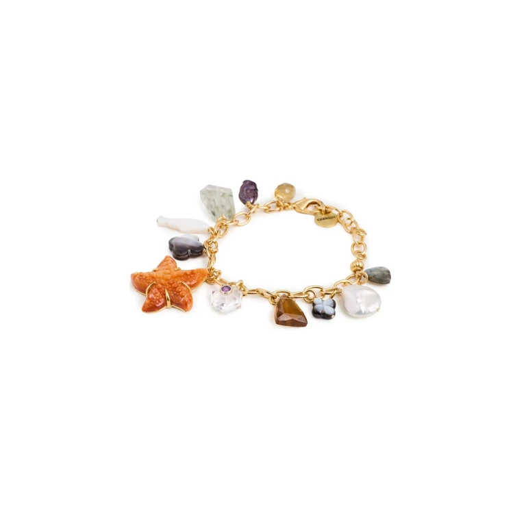 Chan Luu Starfish Charm Bracelet Multi One Size