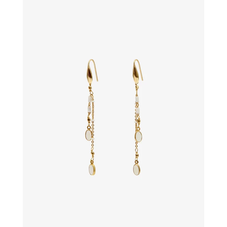 Boucles D'Oreilles Casablanca - Femme - Écru - Isabel Marant
