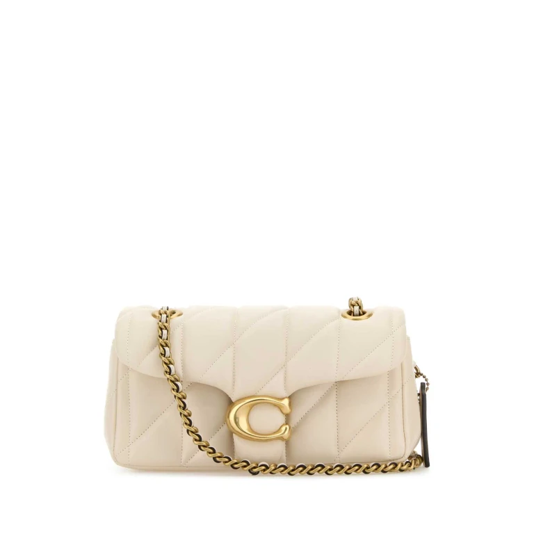 Coach Ivory Leather Tabby 20 Shoulder Bag