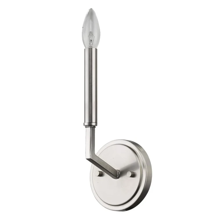 Satin nickel One Light Wall Sconce from the Harper Collection