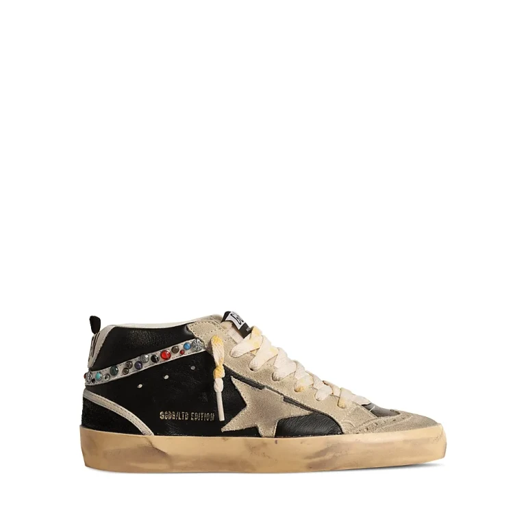 Golden Goose Women's Mid Star Embellished Mid Top Sneakers