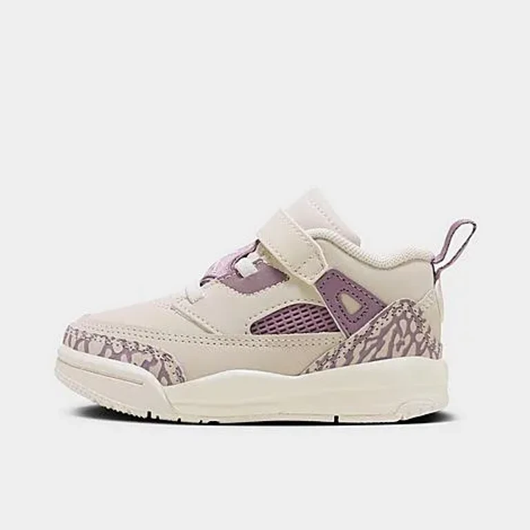Jordan Kids Toddler Spizike Low Casual Shoes in Legend Light Brown/Violet Dust/Sail Size: 2.0