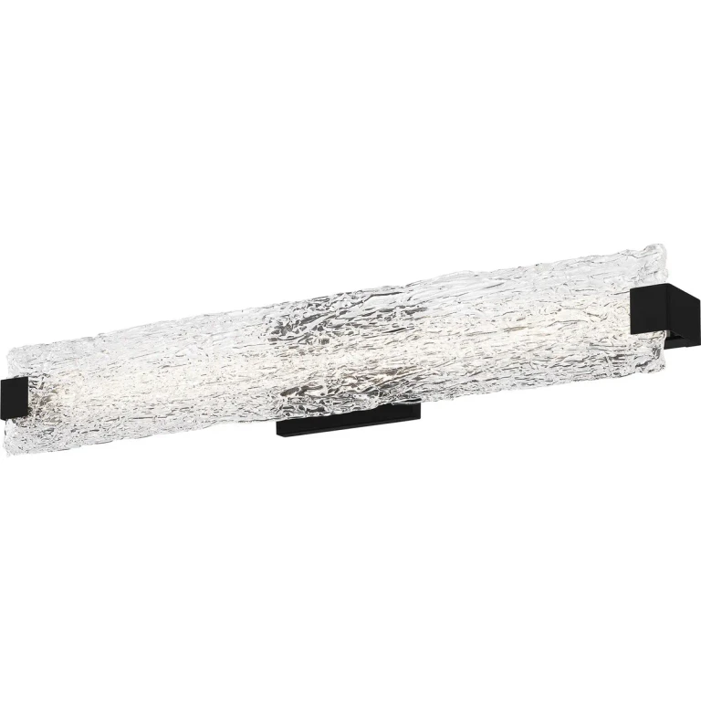 Winter LED Bathroom Vanity Light in Matte Black