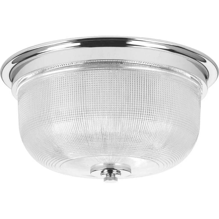 Polished Chrome Two Light Flush Mount from the Archie Collection