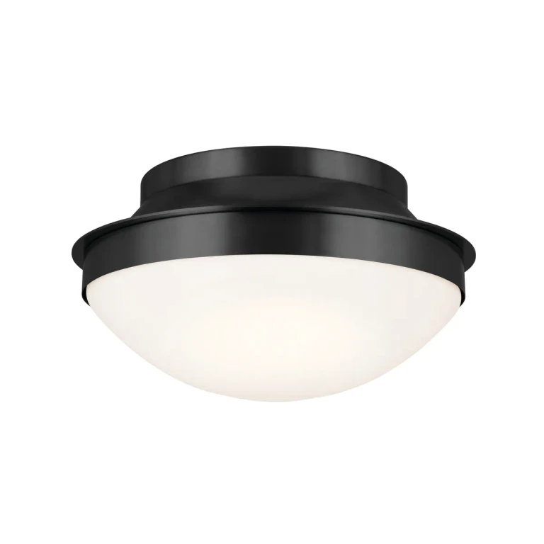 Black Two Light Flush Mount from the Bretta Collection