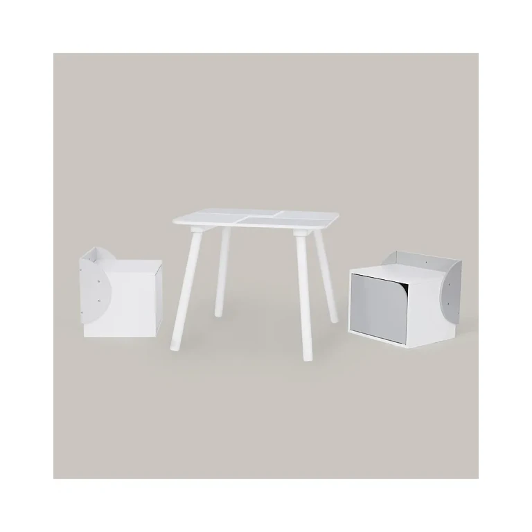 Fantasy Fields by Teamson Kids Biscay Bricks Table & Chairs Kids Furniture - Ages 3-7
