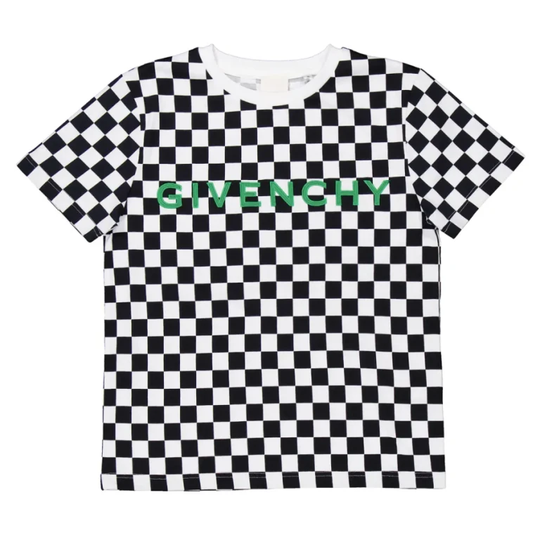 Givenchy Logo Embroidery Round Neck Cotton T-Shirt