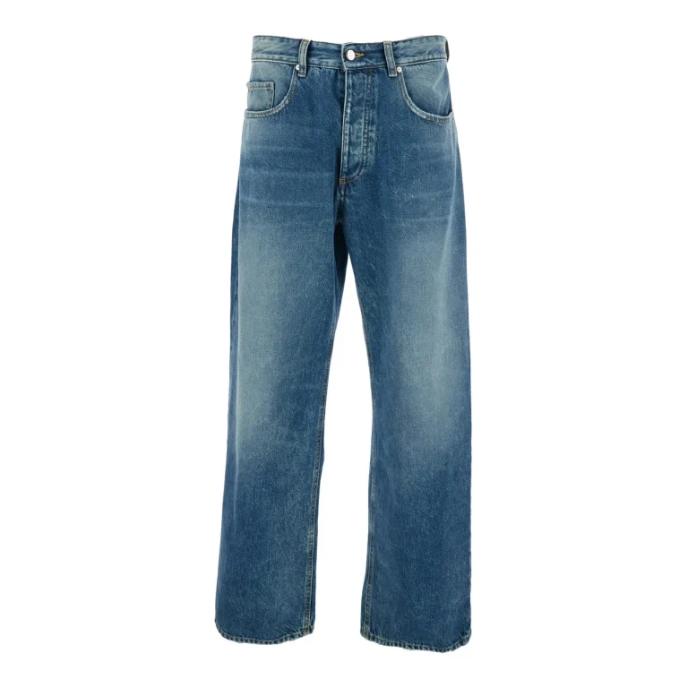 Icon Denim will Light-blue 5-pocket Jeans With Logo Patch In Cotton Denim Man