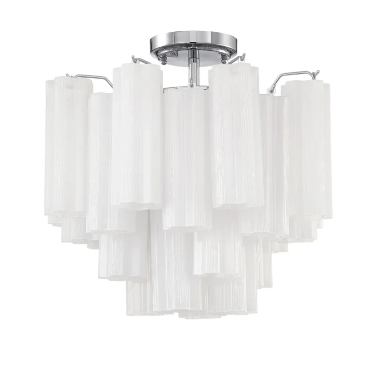 Addis 4-Light Semi-Flush Mount in Polished Chrome