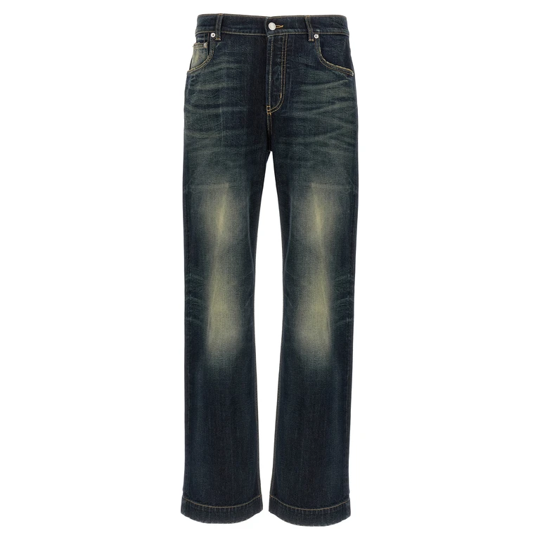 Alexander McQueen Blue Cotton Jeans Denim Clothing - Men