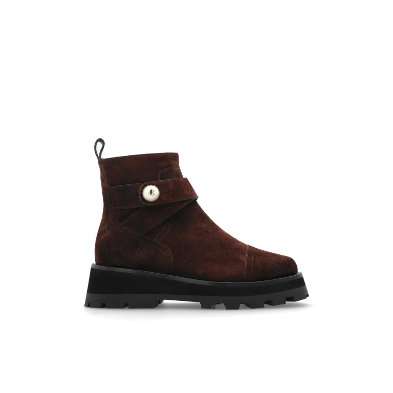 Boots Woman color Cocoa (MEENAFLATSVVCHOCOLATE)