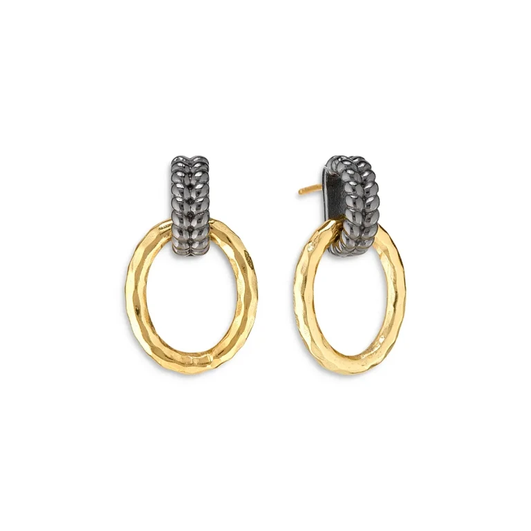 Capucine De Wulf Cleopatra Regal Link Drop Earrings