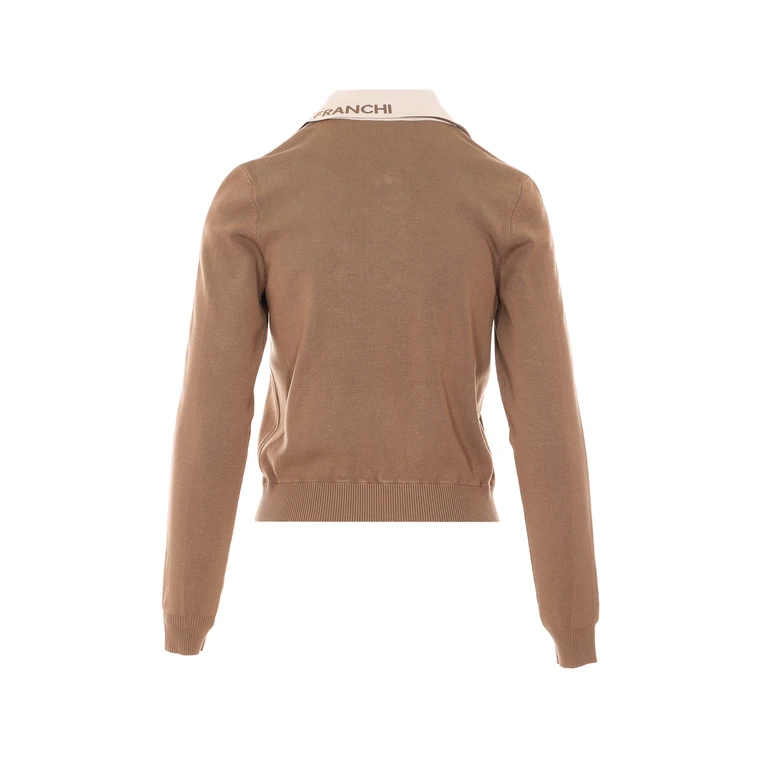 Elisabetta Franchi Sweaters Beige Viscose - Women