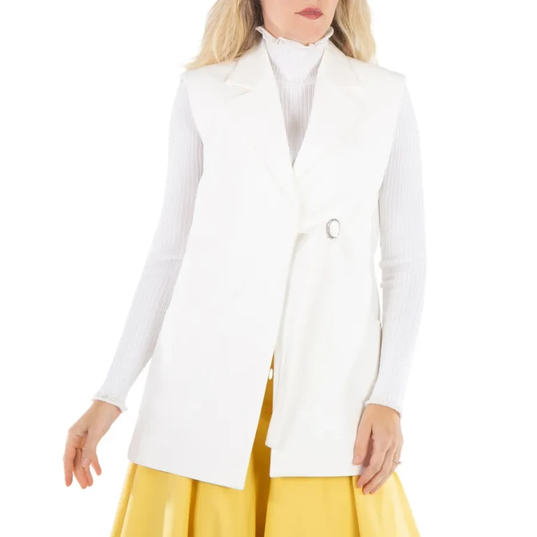 Jil Sander Notch Napel Two Pocket Cotton Vest