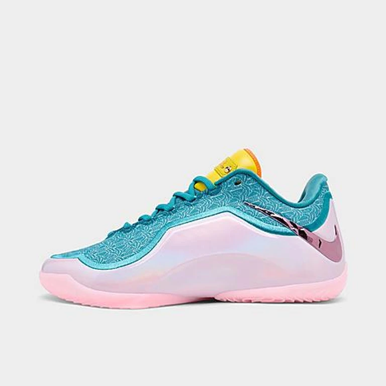 Nike Men's LeBron 23 Basketball Shoes in Smokey Blue/Lightning/Total Orange Size: 13.5