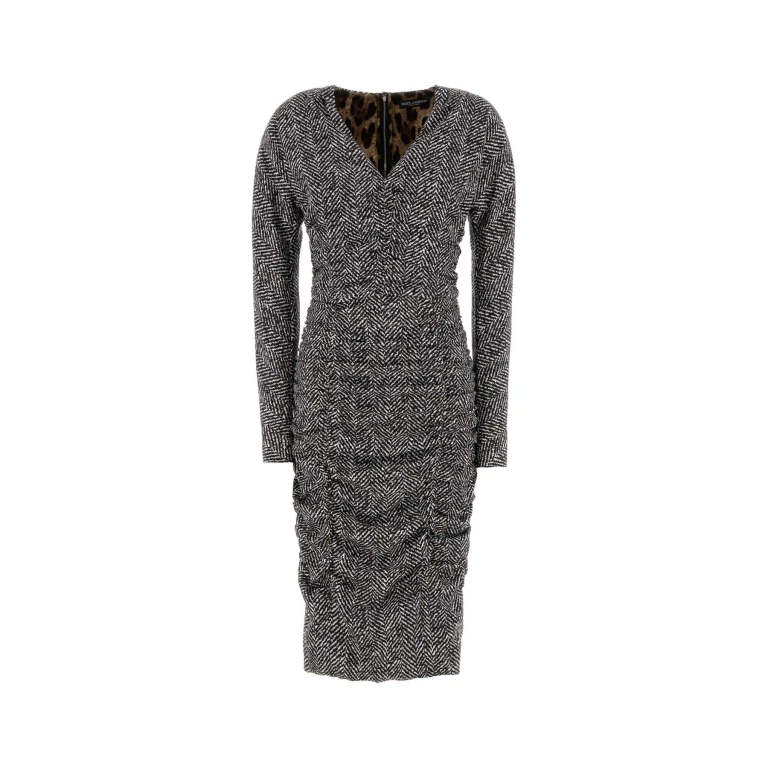 Dolce & Gabbana Robe Au Genou - Noir