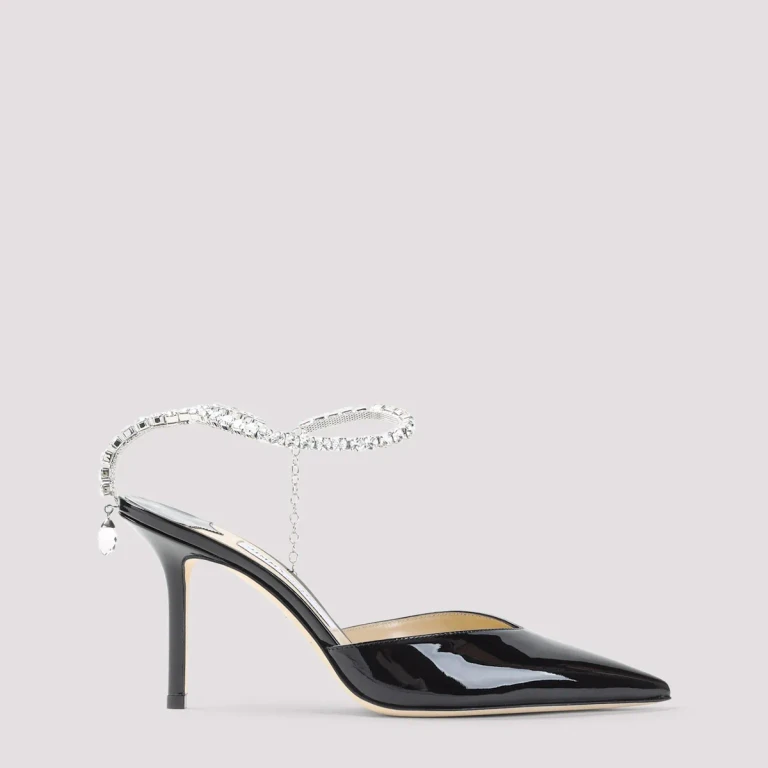 Jimmy Choo Saeda 85 Patent Leather Pumps