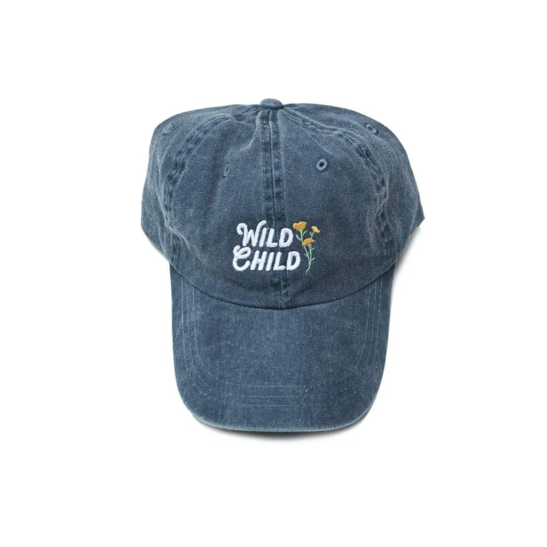 Wild Child Dad Hat | Faded Navy