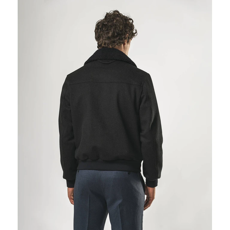 Larusmiani Wool Jacket Elbrus Midnightblue Sportswear (no Padding) - Men