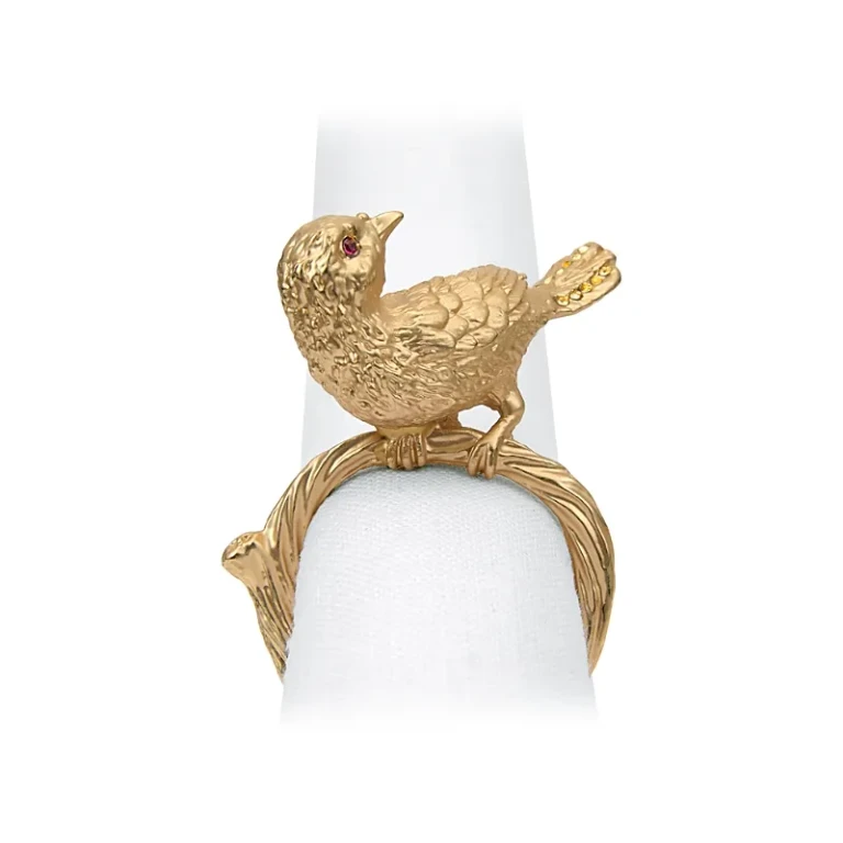 L'Objet Bird Napkin Jewels, Set of 4