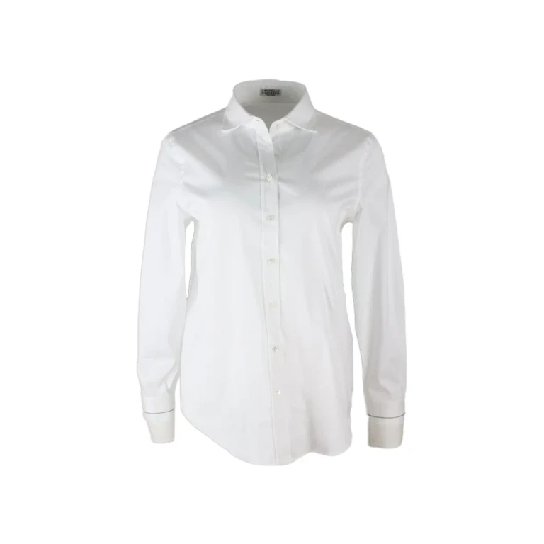 Brunello Cucinelli Shirt In Cotton Stretch
