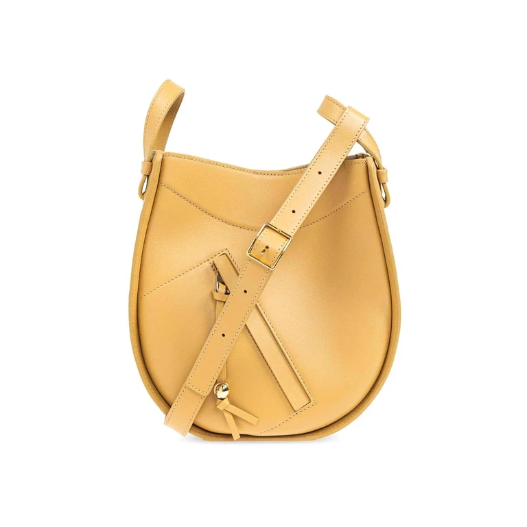 Loewe Ladies Hammock Slice Bag In Shiny Calfskin