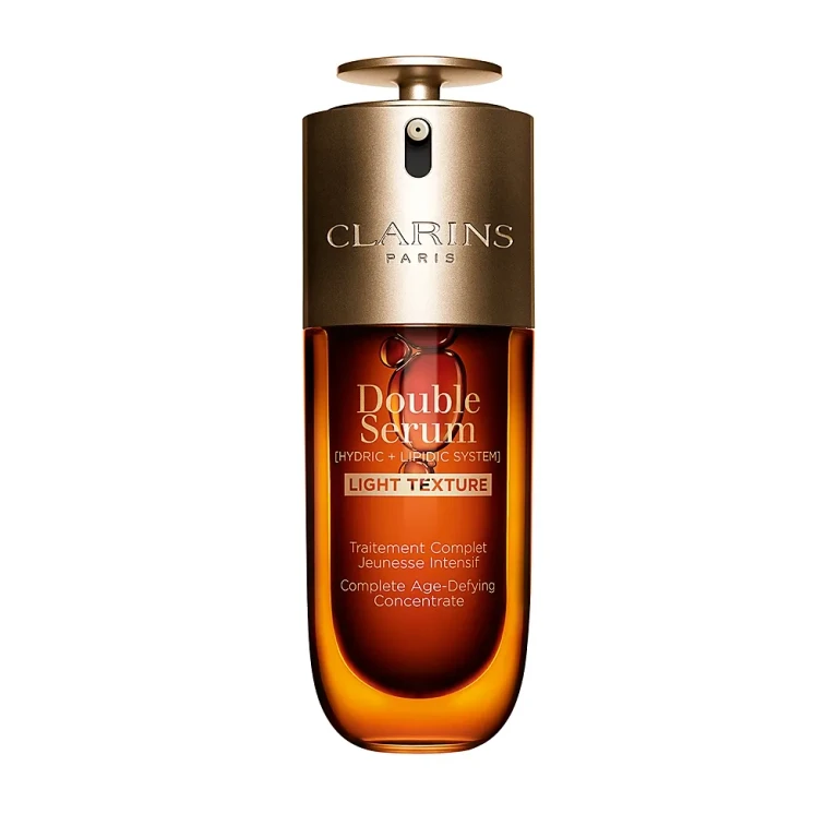 Clarins Double Serum Light Texture to Firm, Boost Radiance & Refine Pores 1.6 oz.